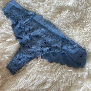 Victoria's Secret Kids Blue Lace Underwear